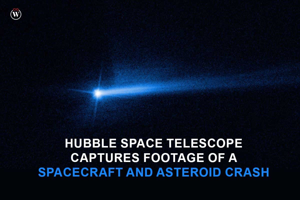 Hubble Space Telescope Captures Footage of a Spacecraft and Asteroid Crash