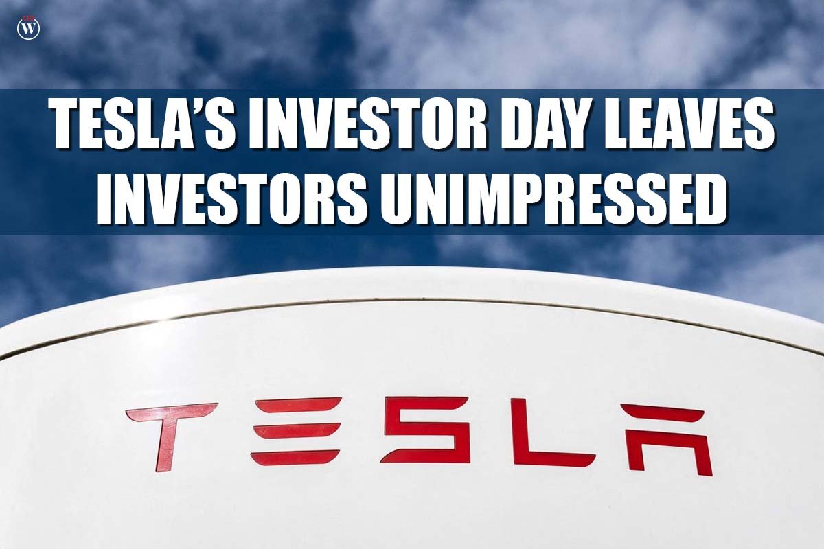 Tesla’s Investor Day leaves Investors Unimpressed; 2 Best Points | CIO Women Magazine
